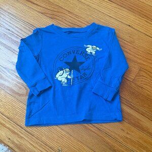 Converse 12M Long Sleeve-Blue